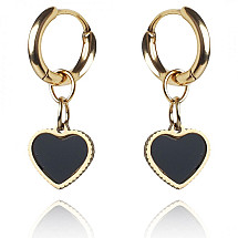 Earrings made of gold-plated stainless steel KST3059