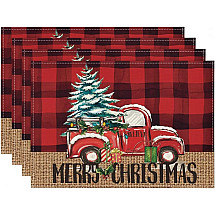 Christmas table mat 30x45 cm rectangular MP23CZE