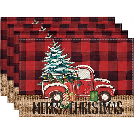 Christmas table mat 30x45 cm rectangular MP23CZE