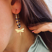 Earrings made of 14k gold-plated stainless steel KST2918