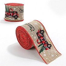 Christmas ribbon 6.3cm x 2m KSN139