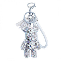 XL crystal teddy bear keychain BEAR BRL262