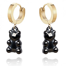 Earrings made of 14k gold-plated stainless steel KST3054