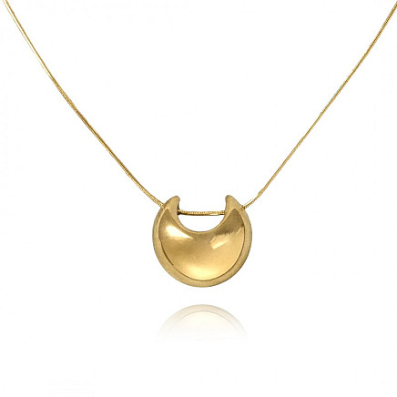 Necklace made of 14k gold-plated stainless steel NST2072