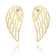 Earrings made of gold-plated stainless steel KST3176