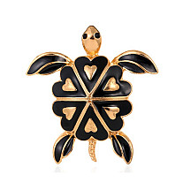 CRYSTAL TURTLE decorative brooch BZ110