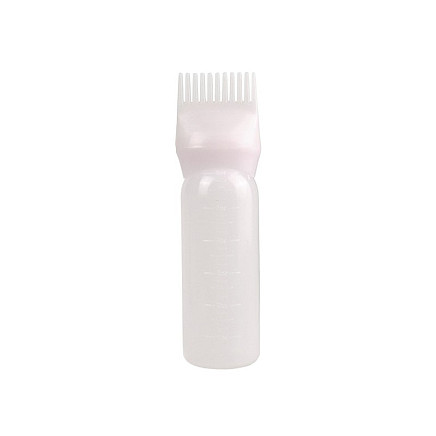 Comb, bottle applicator, graduated brush for hair lotions, dyes and masks 60 ml SCZ06B