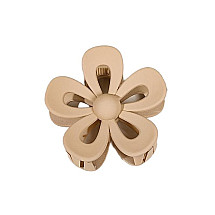 Hairpin buckle cream XL flower 6.5 x 7cm SP276K