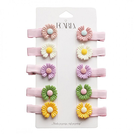 A set of 10-in-1 hair clips, DAISIES SP299