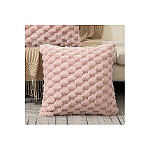 Pillowcase 45 x 45 cm fluffy GEOMETRIC 3D POD152