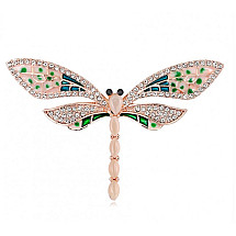 CRYSTAL dragonfly decorative brooch BZ95