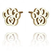 Earrings made of gold-plated stainless steel KST3050