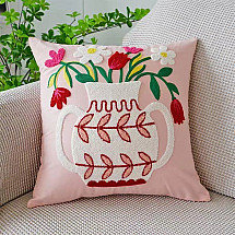 Pillowcase 45 x 45 cm jug with flowers BOUQUET POD144