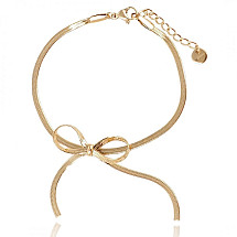 Wrist bracelet, surgical steel, gold-plated with 14k gold, BOWKARD BST1495