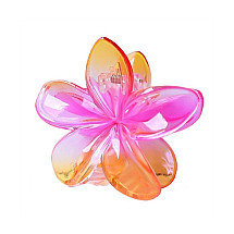 Hairpin buckle XL flower OMBRE 7.5x8cm SP322