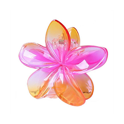 Hairpin buckle XL flower OMBRE 7.5x8cm SP322