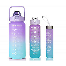 Water bottle Ombre bottle 3in1 with measuring cup, portable BD07WZ1