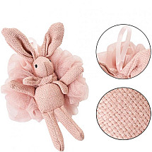 BUNNY wet body wash sponge brush XL 15cm ruffles GB10R