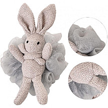 BUNNY wet body wash sponge brush XL 15cm ruffles GB10SZ