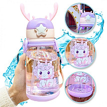 Water bottle Children's water bottle with straw 600 ML BD30FIO