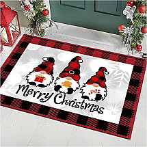 Christmas doormat gnomes MERRY CHRISTMAS rug 60x90cm DYW09