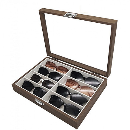 Box with 8 compartments for glasses or accessories PDMDF07