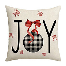 Pillowcase 45cm x 45cm Christmas motif JOY POD178