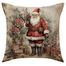 Pillowcase 45 x 45 cm Christmas motif Santa POD113