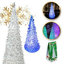 Battery-operated LED CHRISTMAS TREE PLASTIC CHRISTMAS 27cm LAMP39