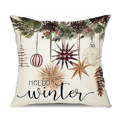 Pillowcase 45 x 45 cm Christmas motif BOHO POD183