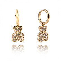 Earrings made of 14k gold-plated stainless steel KST2781