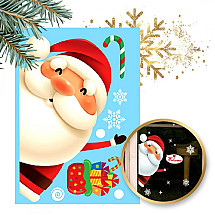 Christmas colorful stickers for windows 20 x 30 cm NKD18