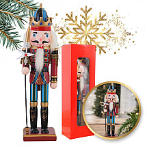 Nutcracker figurine CHRISTMAS 30 cm KSN156