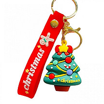 Christmas key chain with tag