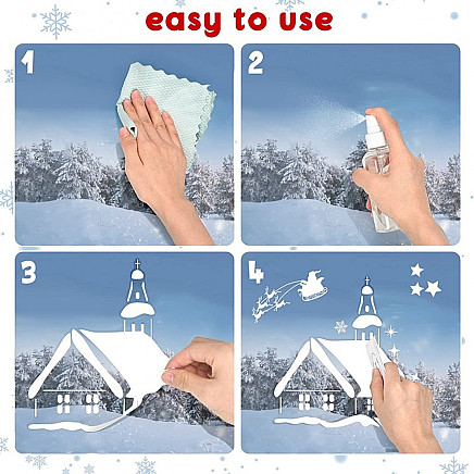 Christmas window stickers NKD01