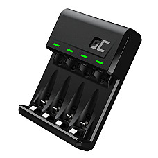 Green Cell GC VitalCharger Ni-MH AA and AAA battery charger with Micro USB and USB-C port