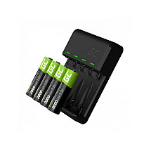 Set Green Cell GC VitalCharger and 4x batteries AA 2000mAh Ni-MH