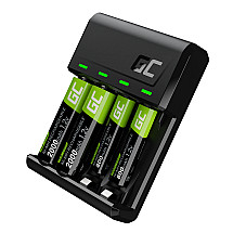 Set Green Cell GC VitalCharger and batteries 2xAA 2000mAh 2xAAA 800mAh