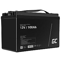 Green Cell AGM VRLA 12V 100Ah maintenance-free battery for camper, photovoltaics, solar panels, boats