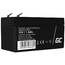 Green Cell AGM VRLA 12V 1.3Ah maintenance-free battery for the alarm system, cash register, toys