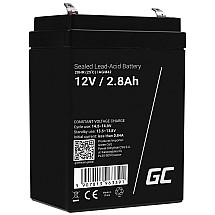 Green Cell AGM VRLA 12V 2.8Ah maintenance-free battery for the alarm system, cash register, toys