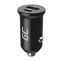 Green Cell Autoladeger?t 38W GC PowerRide Nano38 mit USB-C USB-A Power Delivery und Ultra Charge Schnellladung