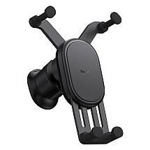 Baseus car holder with built-in 15W inductive charger for air vent black