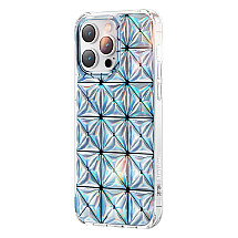 Kingxbar Miya Series case for iPhone 14 cover back cover laser color