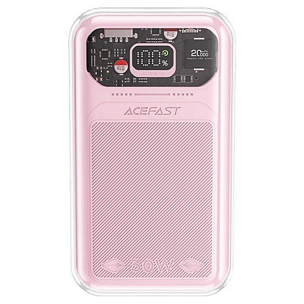 Acefast powerbank 20000mAh Sparkling Series fast charging 30W pink (M2)