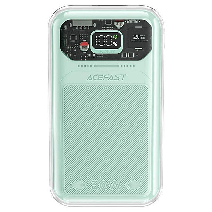 Acefast powerbank 20000mAh Sparkling Series fast charging 30W green (M2)