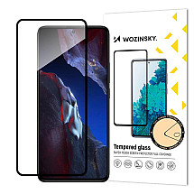 Tempered Glass for Xiaomi Poco F5 Pro 9H with Wozinsky Frame Full Glue Tempered Glass - Black