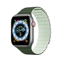 Magnetic Apple Watch SE, 9, 8, 7, 6, 5, 4, 3, 2, 1 (41, 40, 38 mm) Dux Ducis Strap (LD Version) - green