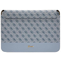 Guess 4G Stripe Metal Logo case for a 14" laptop - blue