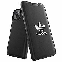 Adidas OR Booklet Case BASIC iPhone 14 6.1" black/black white 50181